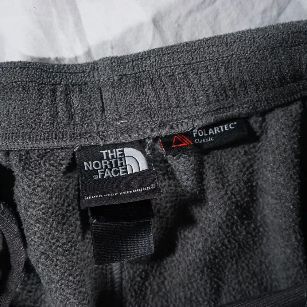 The North Face Polartec Fleece Jogger Pants Gray Medium